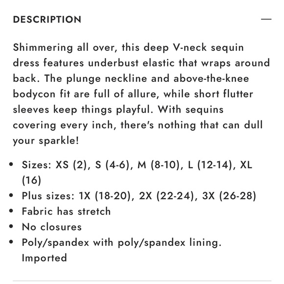 Venus deep V sequin dress - Picture 3 of 10